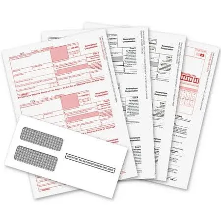 1099 NEC Forms 2023, 1099 NEC Laser Forms IRS Approved Designed for Quickbook...