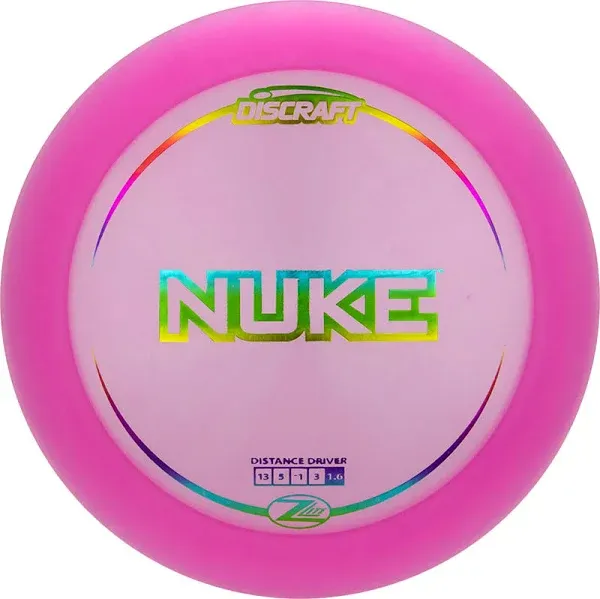 Discraft Z Lite Nuke 160-166 Gram Distance Driver Golf Disc