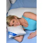 Contour L-Shaped Body Support Pillow with Case