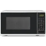 Horno De Microondas Pequeño 0.7 cu. ft. 700W Para Cocina En Oferta Barato Blanco