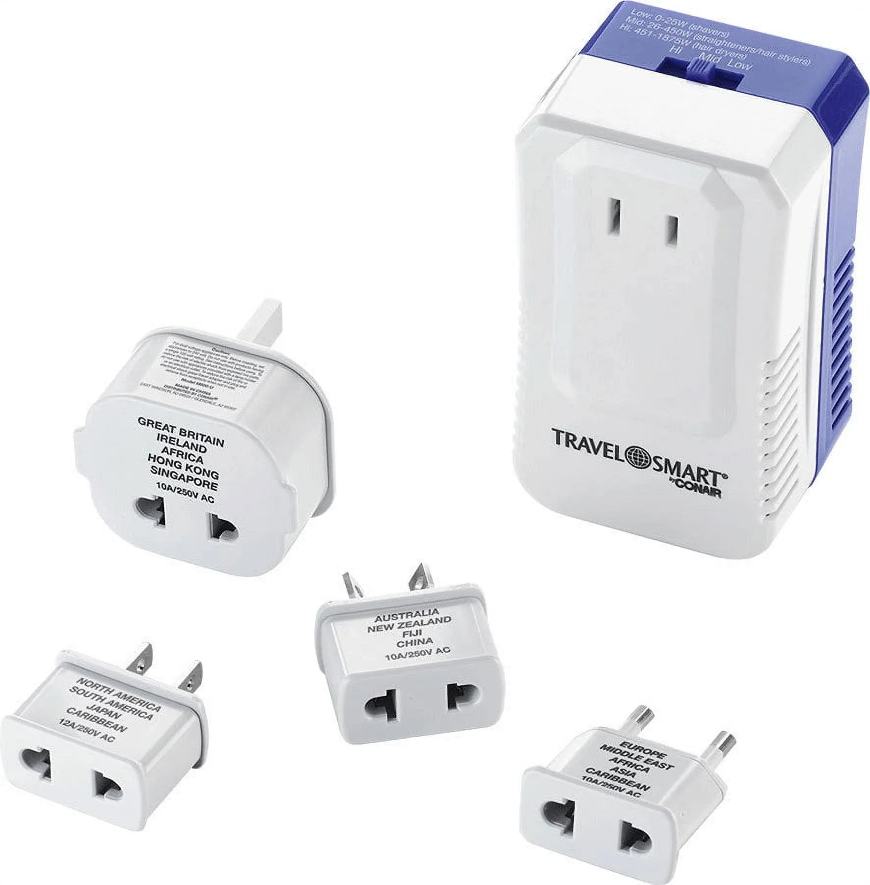 Travel Smart by Conair Convert-it-all Converter Worldwide Adapter Set