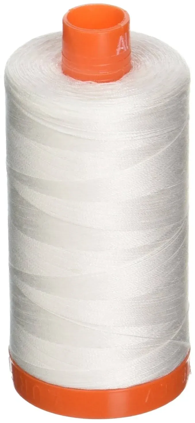 Aurifil 50wt Cotton Thread - Natural White