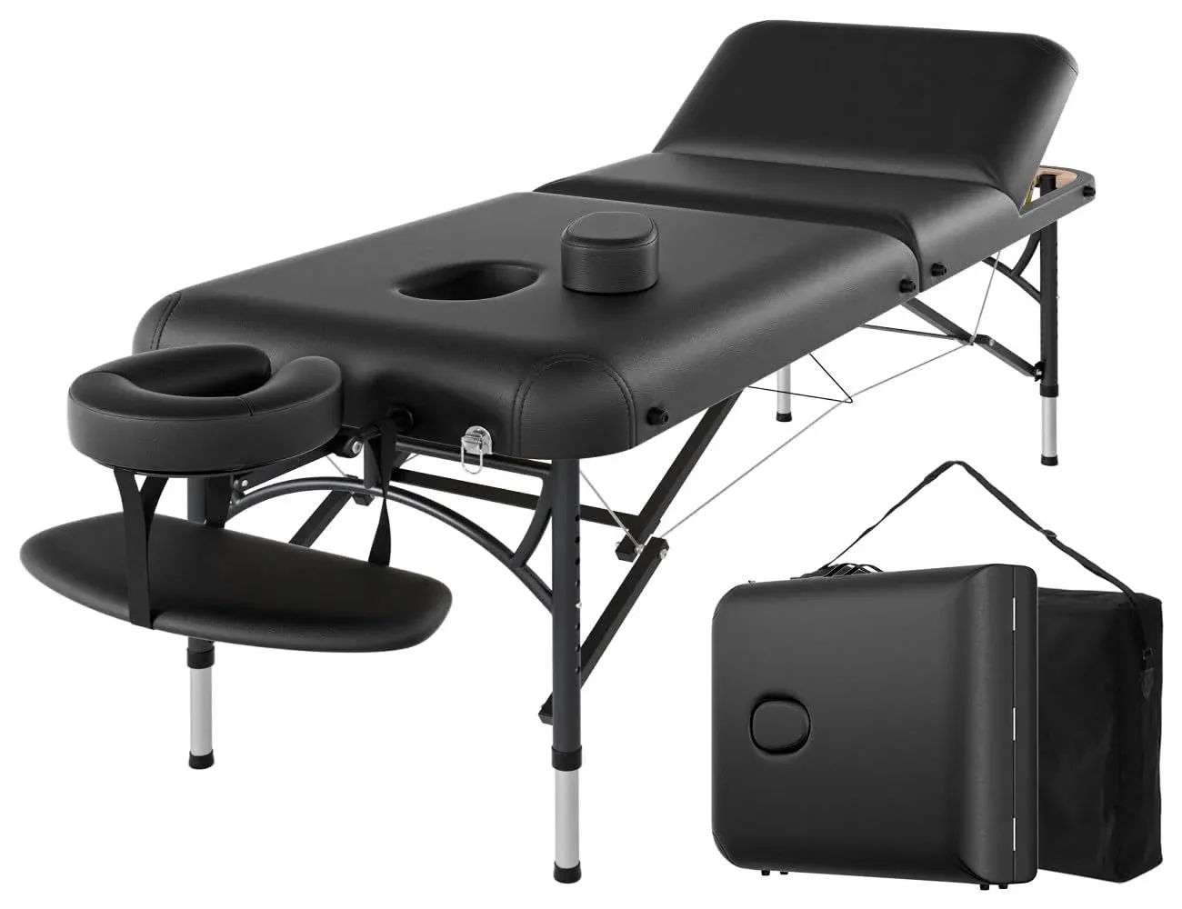 Cloris 84" Professional Massage Table Portable 3 Folding Lightweight Facial Salon ...