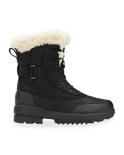 Tivoli Leather Shearling Snow Booties