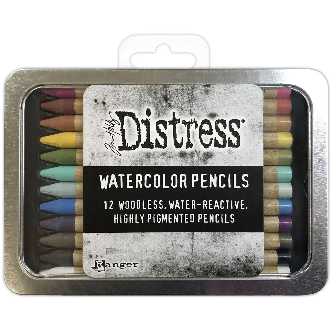 Tim Holtz Distress Watercolor Pencils 12/Pkg-Set 1