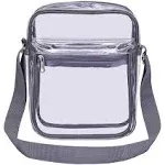 USPECLARE Clear Purse Stadium Clear Messenger Bag Stadium Approved for Men Women Clear CrossBody Bag