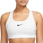 Brassière Nike Swoosh Medium Support White - XS