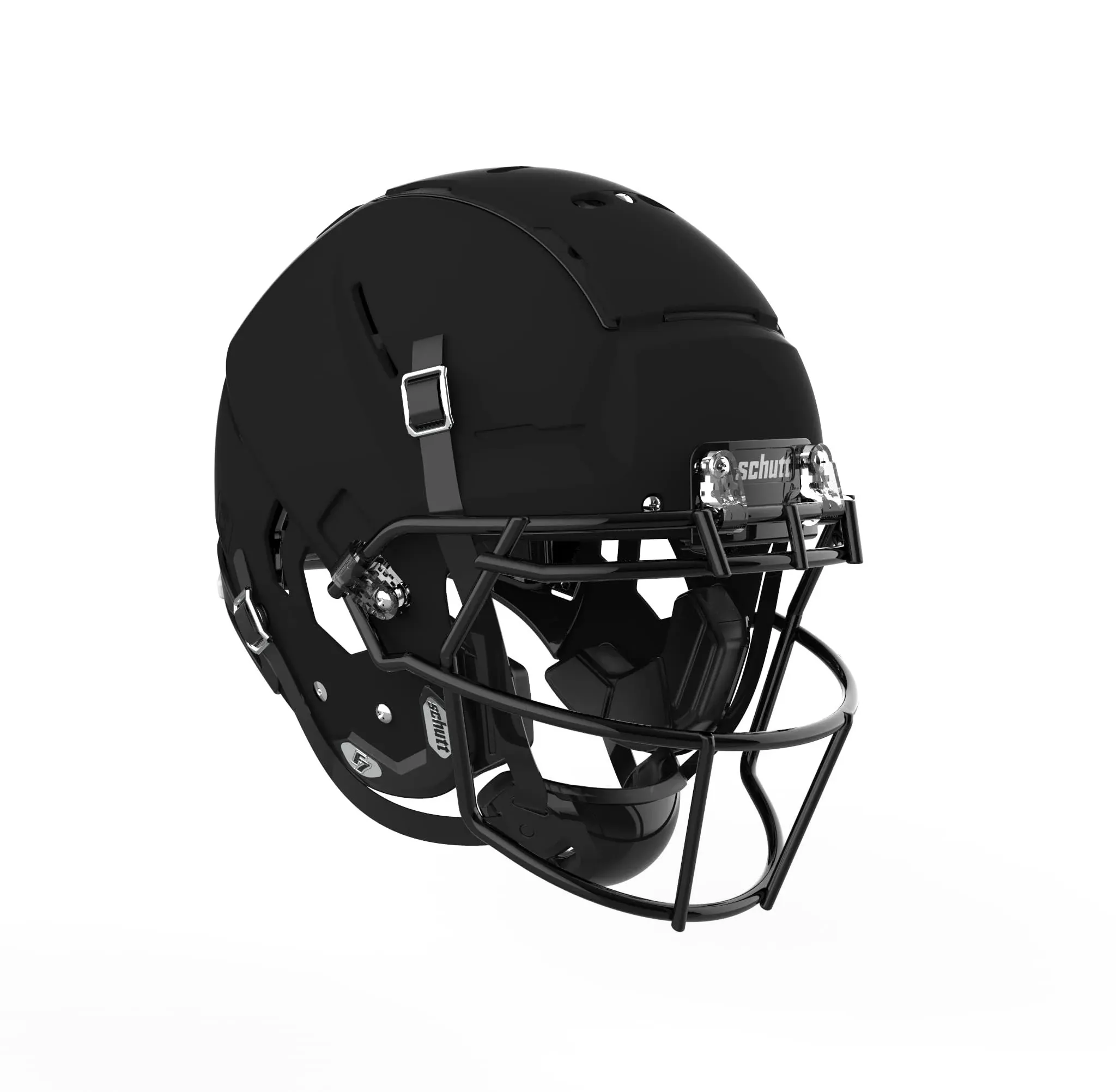 Schutt F7 VTD Adult Football Helmet, Black / M