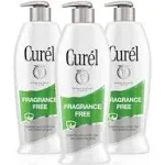 Curel Fragrance Free Body Lotion, Unscented Dry Skin Moisturizer for Sensitive Skin, with Advanced Ceramide Complex, Repairs Moisture Barrier, 13