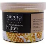 Luxury Spa Non-Oily Hydrating Butter - Milk and Honey by Cuccio Naturale for Unisex - 26 oz Body Butter