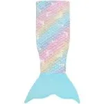 Catalonia Mermaid Tail Blanket for Girls, Glow in The Dark Mermaid Sleeping Bag for Kids, Valentine's Day Gifts for Kids Birthday Gift for Daughter