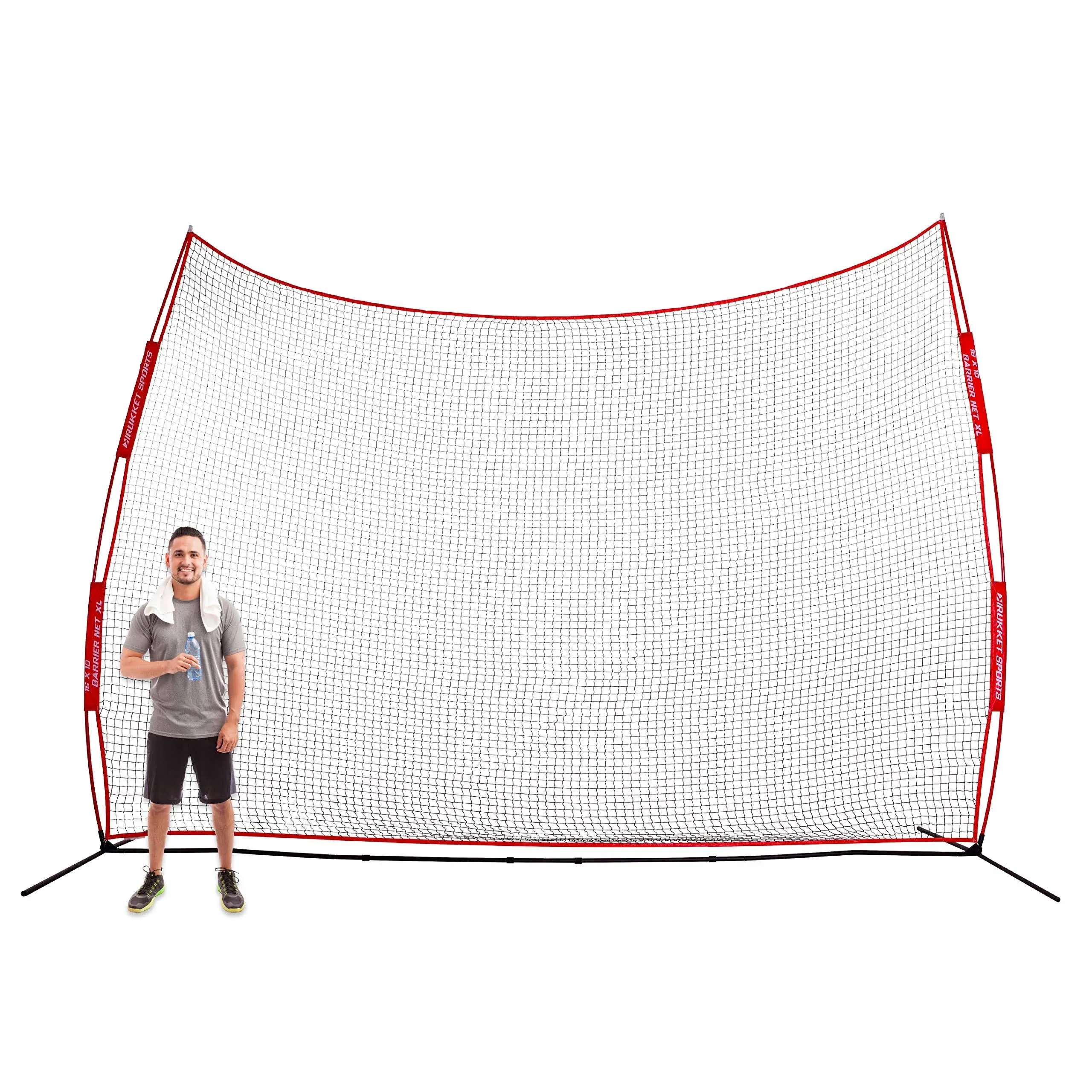 Rukket Sports Multi-Sport Barrier Backstop Net, XL, 16 x 10 Feet (FOR Parts)