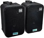 Pyle PDWR50W Main / Stereo Speakers - BLACK (SEE PHOTOS)