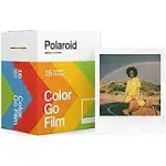 Polaroid Go Color Film – Doppelpack (16 Fotos) (6017) – nur kompatibel mit Polaroid Go-Kamera