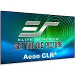 Elite Screens Aeon Clr Series Fixed Frame 123" 16:9 Projector Screen with Ceiling