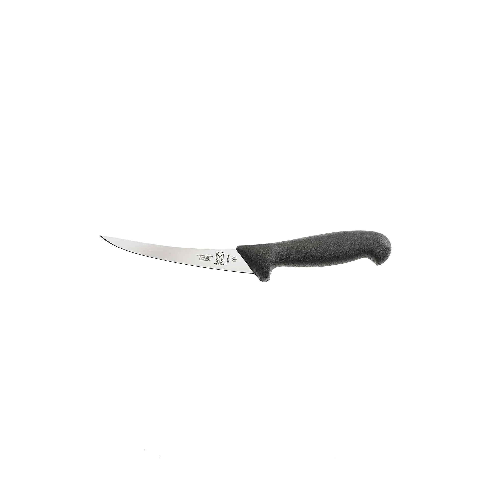 Mercer Culinary M13704 BPX Semi-Flexible Boning Knife, 5.9", Nylon Handle