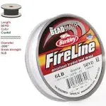 The Beadsmith Fireline by Berkley – Micro-Fused Braided Thread – 6lb. Test, 006”/.15mm Diameter, 125 Yard Spool, Smoke Grey – Super Strong Stringing Material for Jewelry Making and Bead Weaving…