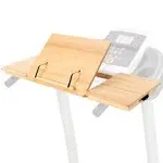 VIVO Bamboo Tilting 34" Laptop Desk for Treadmill