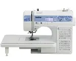 Brother CS7205 Computerized Sewing Machine with Wide Table, 150 Built-in Sewing Stitches, 1 Font, Wide Table, 11 Sewing Feet