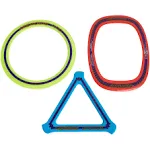 aerobie 3-piece flying ring combo pack with pro ring orbiter boomerang and pro