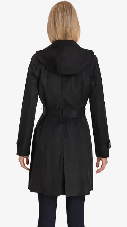 LONDON FOG Women's Double Breasted Trenchcoat