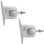 Pair JumbL SINSB7W ProGrip Ultra Steel Speaker Wall Mount Bracket White