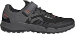 Size 9.5- Adidas Men’s 5.10 Trailcross Clip-in Shoes, Core Black/Grey Three/Red.