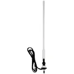 Herdio Waterproof Marine Radio Antenna Rubber Duck Dipole Flexible Mast FM Am