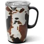 Swig Life Hayride Cow Print 18oz Travel Mug