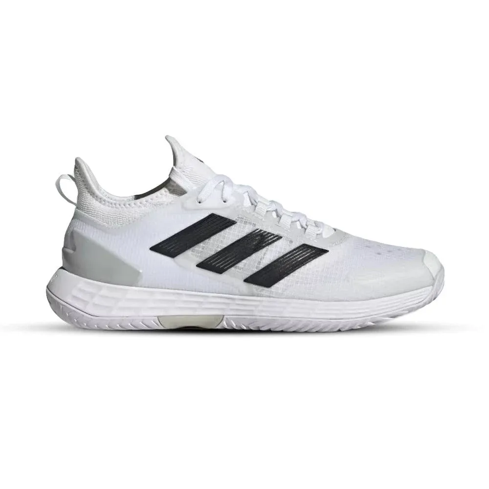 Adidas Men's Adizero Ubersonic 4.1 Tennis Shoes, Black/White/Grey