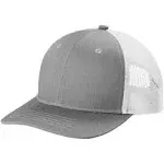 Port Authority YC112 Youth Snapback Trucker Cap - Grey Steel