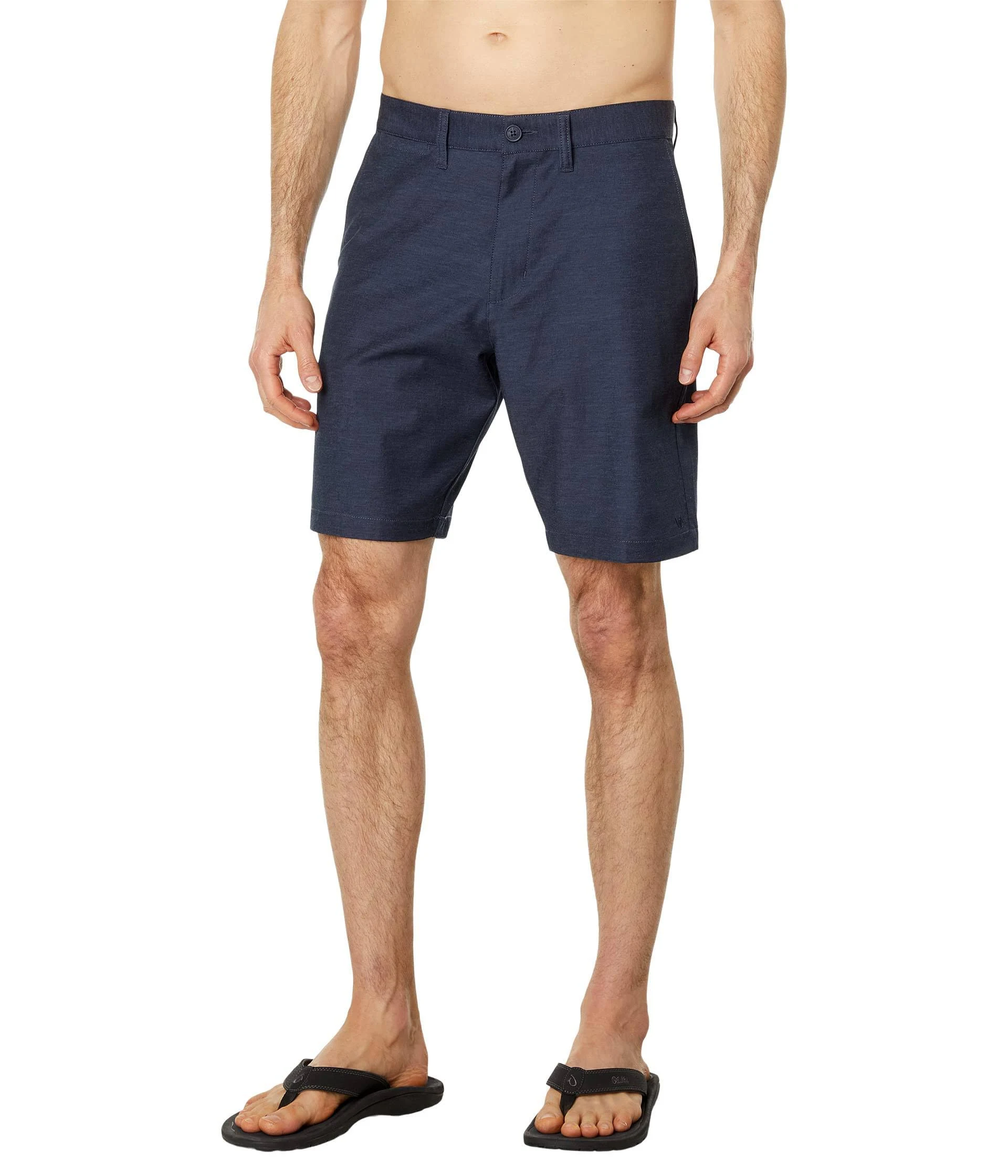 Back In Hybrid 19" Shorts - Denim Heather