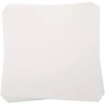 Paper Junkie 100 Sheets Translucent Vellum Paper for Invitations, Crafts, Tracing, 93 GSM (White, 12x12 in)