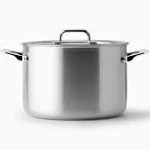 Misen Stockpot with Lid · 8 qt · Silver