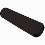 Forpro Full round Bolster Pillow, Black, Oil and Stain-Resistan<wbr/>t, for Massage an