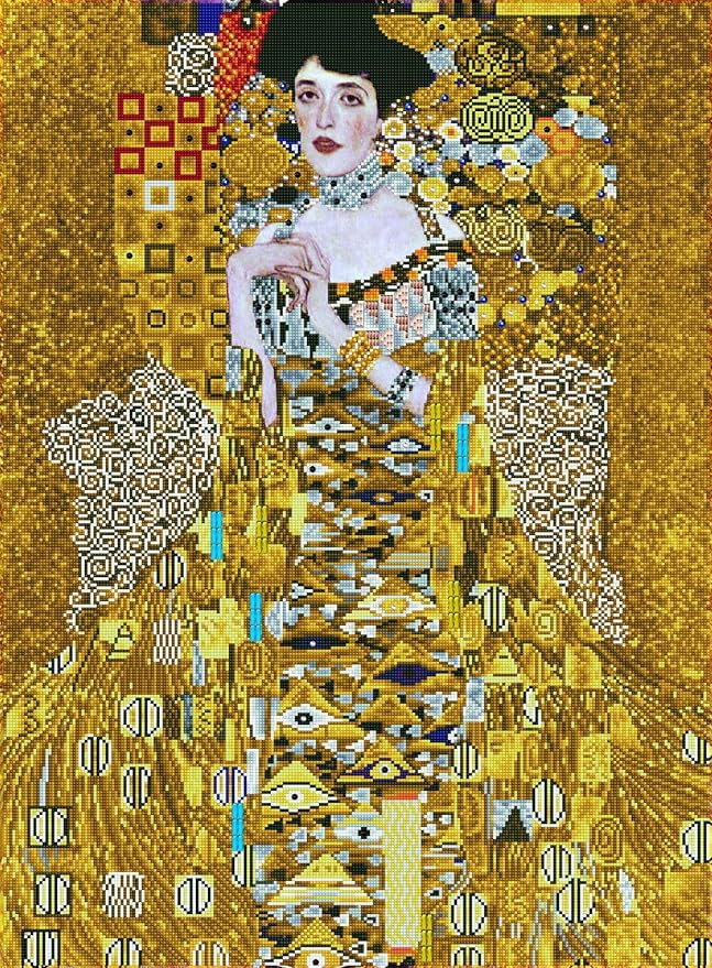 Diamond Dotz Woman in Gold Klimt Painting Kit