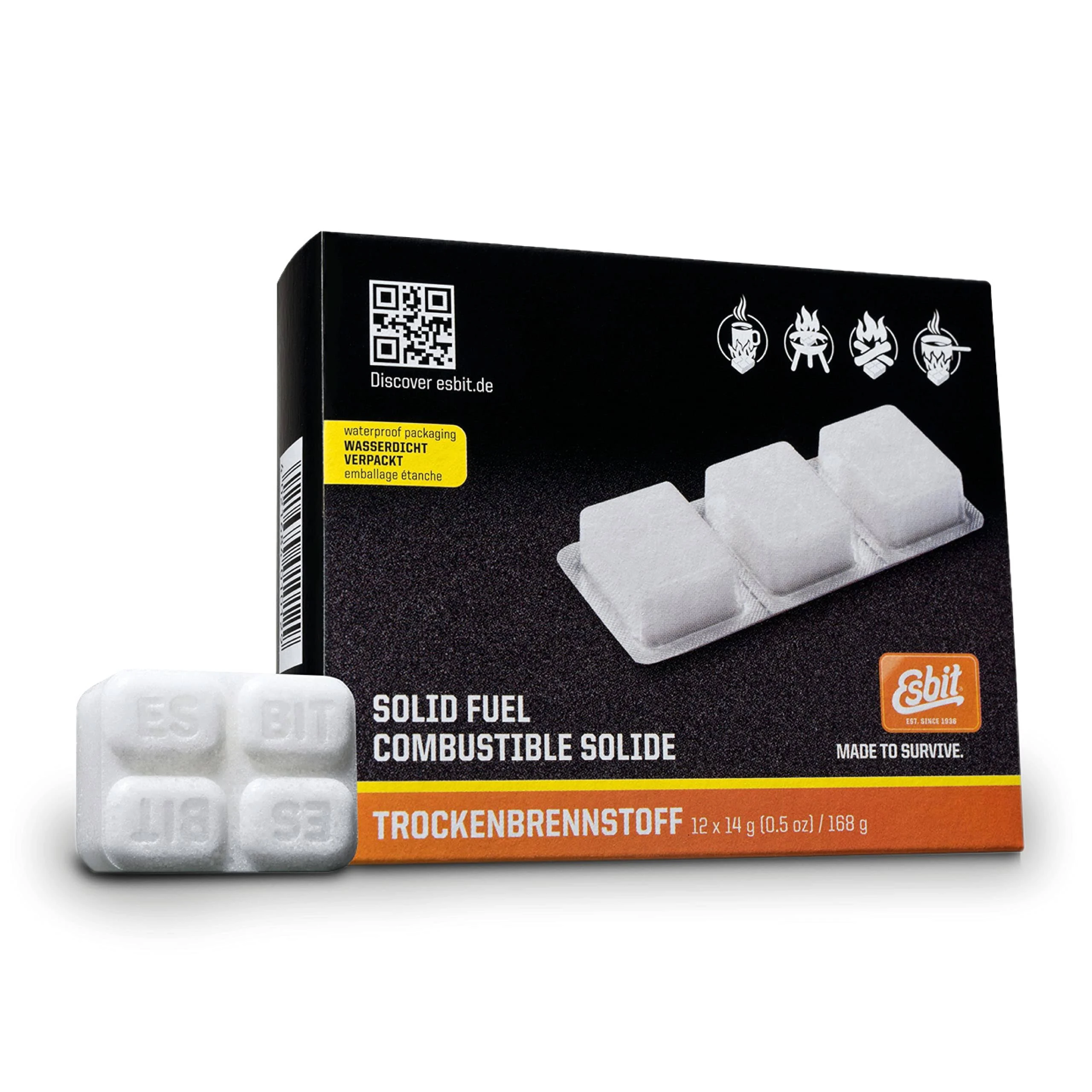 Esbit Solid Fuel Tablets - 12 x 14g