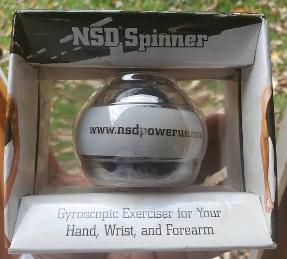 NSD Power Essential Spinner Gyroscopic Wrist and Forearm Exerciser Crystal