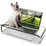 Anti-Cat Acrylic Keyboard Protector Cover,Computer Monitor Stand Prevent Cat ...