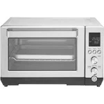 GE Convection Toaster Oven | Quartz Heating Technology | Large Capacity Toaster Oven Complete With 7 Cook Modes & Oven Accessories | Countertop Kitchen Essentials | 1500 Watts | Stainless Steel