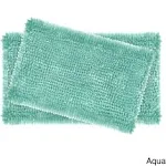 Laura Ashley Butter Chenille 2-pc. Bath Mat Set - Aqua