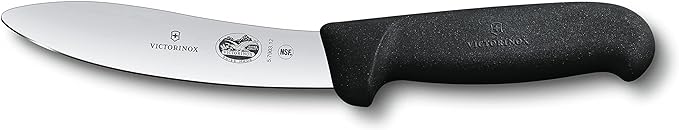 Victorinox 5.7903.12 Skinning Knife 5in. Blade Lamb Black