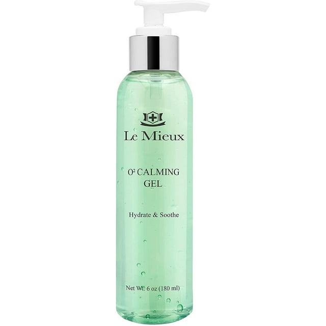 Le Mieux O2 Calming Gel - Conductive Facial Gel with Aloe Light Botanical Hydrator 6 oz