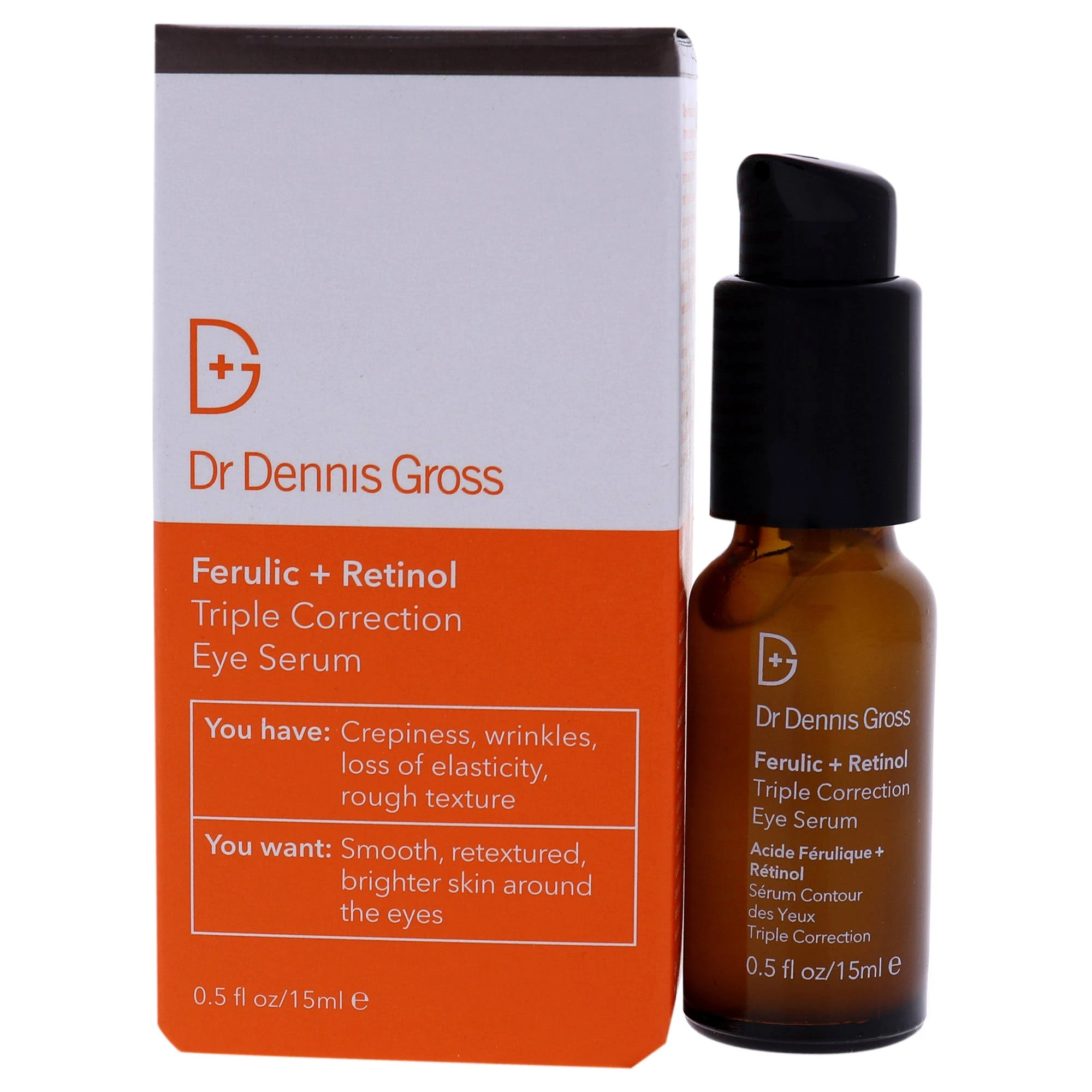 DR. DENNIS GROSS Advanced Retinol + Ferulic Triple Correction Eye Serum