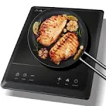 Elegant Portable Induction Cooktop with Sealed Heating Element for Safe Cooking