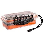 Plano Guide Series 3500 Field Box Waterproof Case, Orange, Small