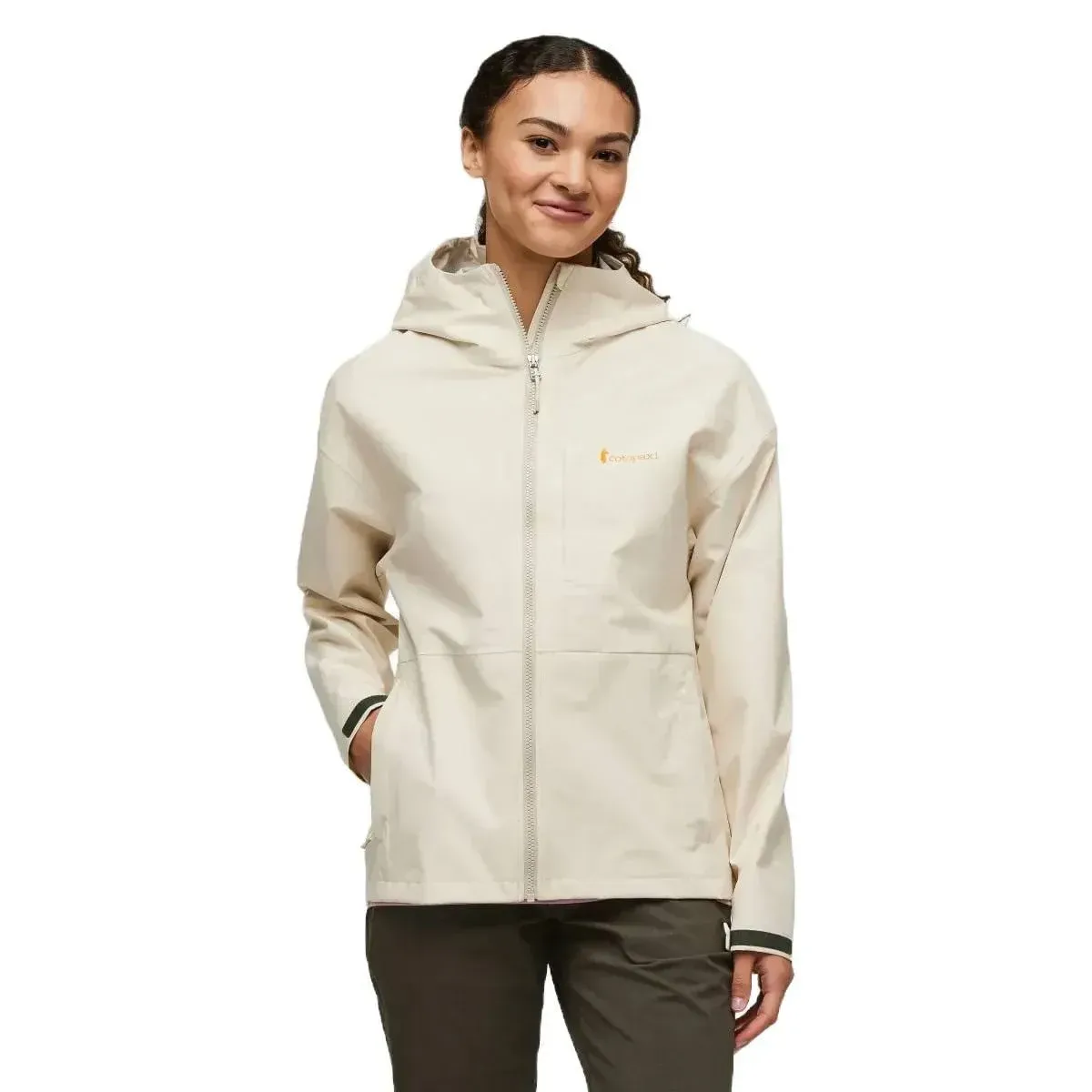 Cotopaxi Women's Cielo Rain Jacket, Medium, Stone/Tempest