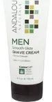 Andalou Naturals - Men Smooth Glide Shave Cream - 6 fl oz.