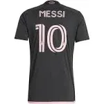 Adidas Men Inter Miami CF 23/24 Messi Away Jersey Black, L