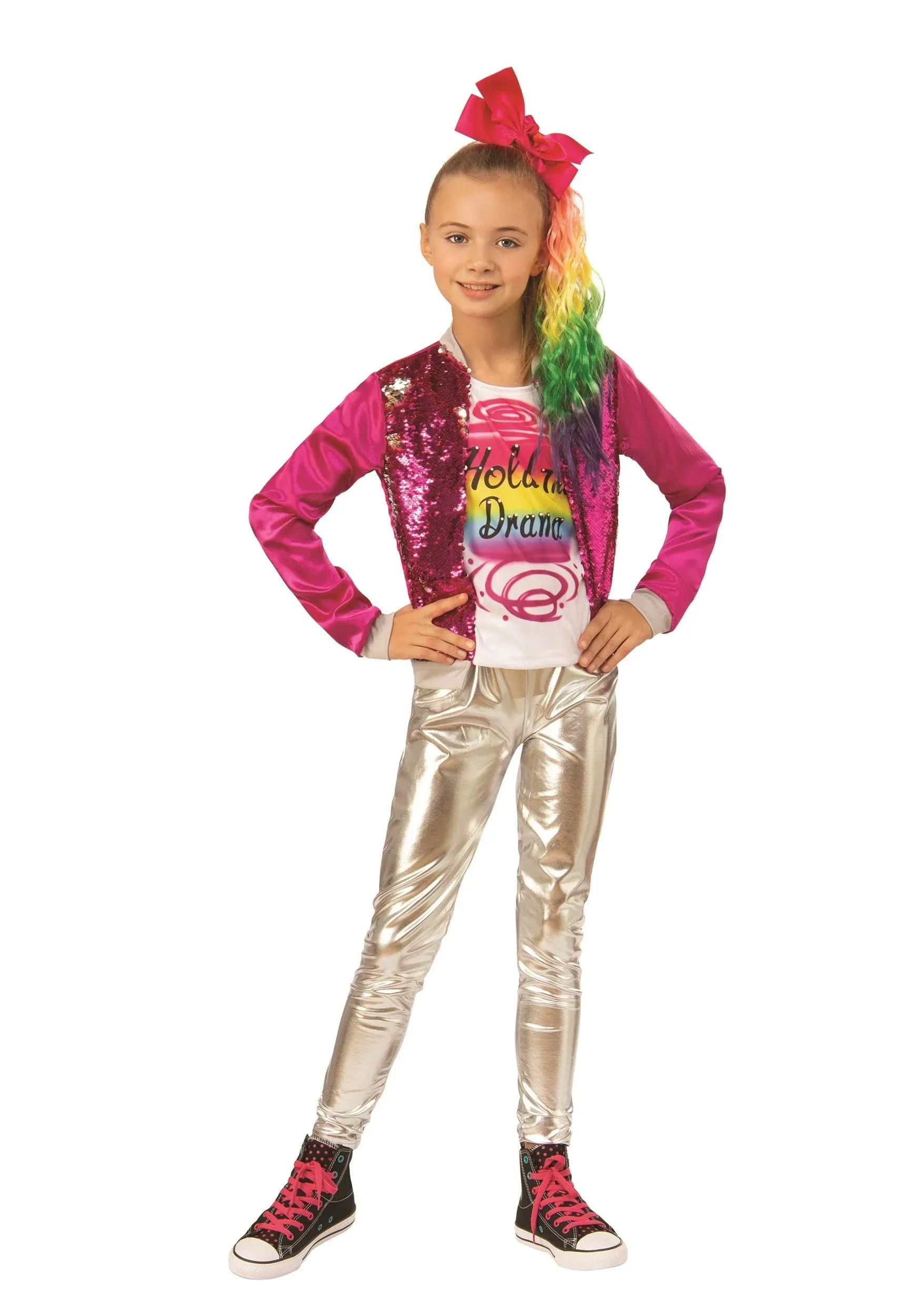 Rubies Jojo Siwa Child's Hold The Drama Costume, Large